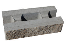 Murblok BB-Mur 15 grå 58x29x15 cm